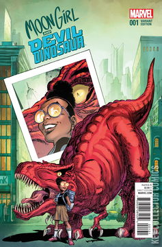 Variant Cover for Moon Girl and Devil Dinosaur #1