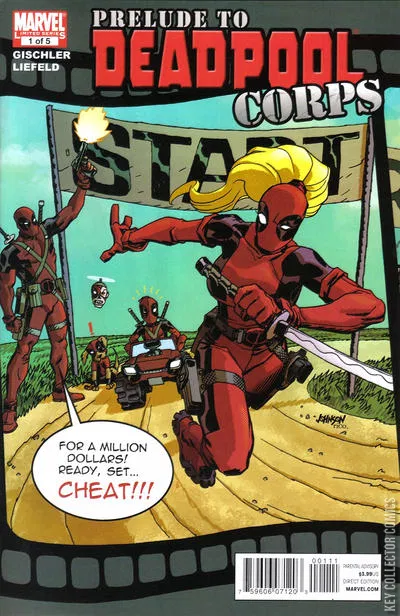 Cover art for Prelude to Deadpool Corps #1