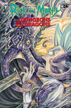 Variant Cover for Rick and Morty vs. Dungeons & Dragons #1