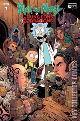 Variant Cover for Rick and Morty vs. Dungeons & Dragons #1