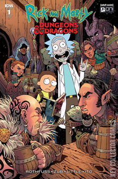 Variant Cover for Rick and Morty vs. Dungeons & Dragons #1