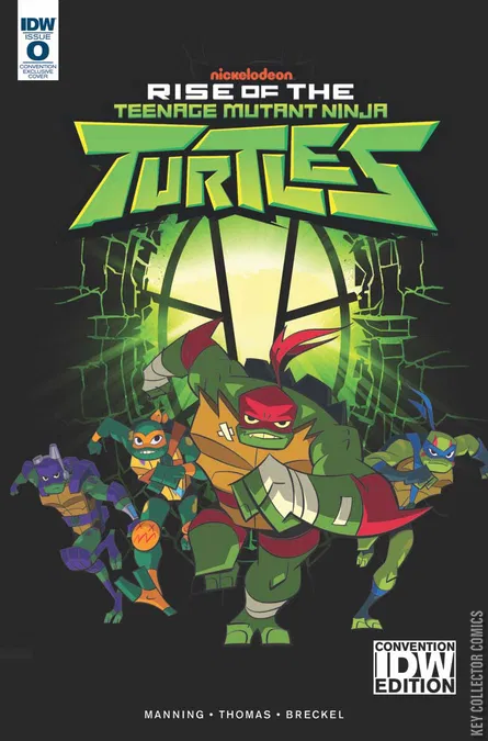 Cover art for Rise of the Teenage Mutant Ninja Turtles #0 