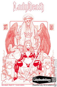 Variant Cover for Lady Death: Apocalyptic Abyss #1
