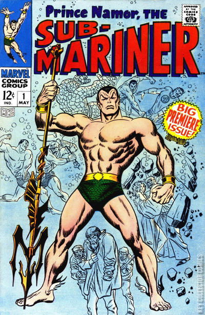 Prince Namor, The Sub-Mariner #6, 8.5 OW outlets to WP CGC#0120890004, Oct. 1968