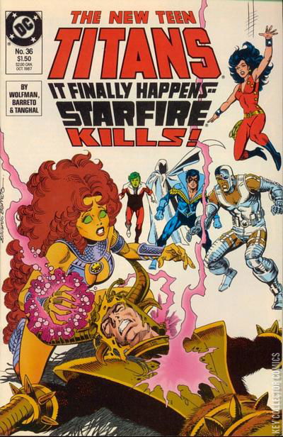 New Teen Titans #36 Published October 1987 | Key Collec