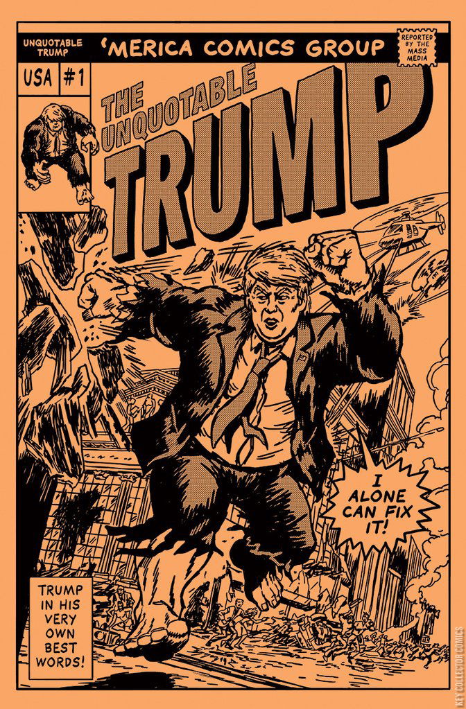 Variant Cover for The Unquotable Trump #1