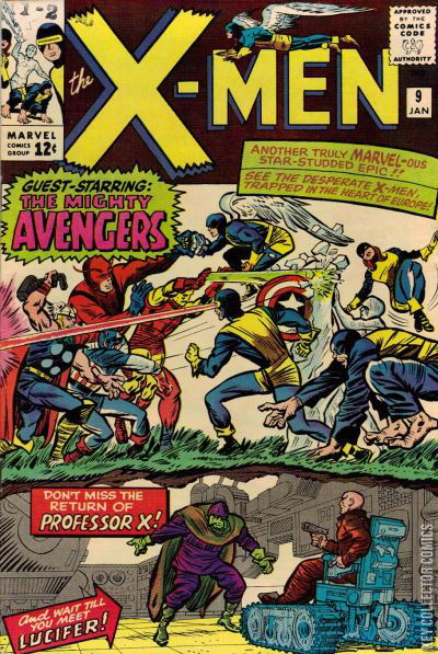 X-MEN #20 GD (Marvel 1966) Original store X-Men, LUCIFER, BLOB + UNUS the Untouchable